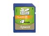Apacer - Flash memory card - 4 GB - Class 6 - SDHC