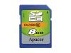 Apacer - Flash memory card - 8 GB - Class 2 - SDHC