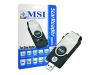 MSI StarReader mini II - Card reader - 32 in 1 ( Memory Stick, MS PRO, MMC, SD, MS Duo, MS PRO Duo, miniSD, RS-MMC, MMCmobile, microSD, MMCplus, SIM card, MS Micro ) - Hi-Speed USB