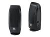 Logitech S-120 - PC multimedia speakers - 2.3 Watt (Total) - black