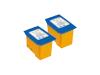 Peach Snap and Print H57 TwinPack - Print cartridge ( replaces HP 57, HP 28, HP 22 ) - 2 x colour (cyan, magenta, yellow)