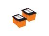 Peach Snap and Print H338 TwinPack - Print cartridge ( replaces HP 338 ) - 2 x black