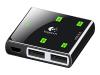 Logitech Premium 4-Port USB Hub for Notebooks - Hub - 4 ports - Hi-Speed USB