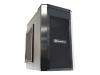 SilverStone SUGO SG03 - Tower - micro ATX - no power supply ( ATX / PS/2 ) - black - USB/FireWire/Audio