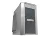 SilverStone SUGO SG03 - Tower - micro ATX - no power supply ( ATX / PS/2 ) - silver - USB/FireWire/Audio