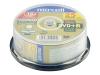 Maxell - 25 x DVD+R - 4.7 GB 16x - white - ink jet printable surface, printable inner hub - spindle - storage media