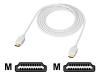 Sony DLC-HD10 - Video / audio cable - HDMI - 19 pin HDMI (M) - 19 pin HDMI (M) - 1 m - triple shielded - white