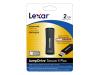 Lexar JumpDrive Secure II Plus - USB flash drive - 2 GB - Hi-Speed USB