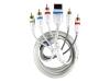 Nyko HD-Link - Video / audio cable - component video - Nintendo Wii AV Multi Out connector (M) - RCA (M) - 2.5 m