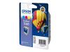 Epson T020 - Print cartridge - 1 x colour (cyan, magenta, yellow) - 300 pages