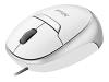 Trust Retractable Optical Mini Mouse White MI-2850Sp - Mouse - optical - 3 button(s) - wired - USB - white