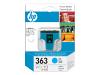 HP 363 - Print cartridge - 1 x cyan - 350 pages
