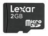 Lexar Mobile Edition - Flash memory card ( SD adapter included ) - 2 GB - microSD