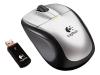Logitech V220 Cordless Optical Mouse for Notebooks - Mouse - optical - wireless - RF - USB wireless receiver - silver