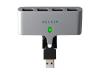 Belkin Flex Hub - Hub - 4 ports - Hi-Speed USB