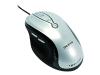Dicota Attack - Mouse - laser - 7 button(s) - wired - USB - black, silver