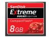 SanDisk Extreme Ducati Edition - Flash memory card - 8 GB - CompactFlash Card