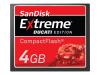 SanDisk Extreme Ducati Edition - Flash memory card - 4 GB - CompactFlash Card