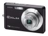 Casio EXILIM ZOOM EX-Z77 - Digital camera - compact - 7.2 Mpix - optical zoom: 3 x - supported memory: MMC, SD, SDHC - black