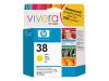 HP
C9417A
HP No 38 Ink Cart/Yellow Pigment w/viver