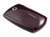 Kensington SlimBlade Media Mouse - Mouse - laser - wireless - RF - USB wireless receiver - deep wine