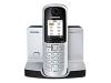 Siemens Gigaset S670 - Cordless phone w/ caller ID - DECT\GAP - black, silver