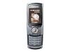 Samsung SGH L760 - Cellular phone with two digital cameras / digital player / FM radio - WCDMA (UMTS) / GSM - silver, chrome