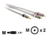 Philips SWA3520 - Audio cable - mini-phone stereo 3.5 mm  (M) - RCA (M) - 3 m - shielded