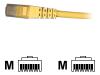 AESP Signamax - Patch cable - RJ-45 (M) - RJ-45 (M) - 5 m - UTP - ( CAT 5e ) - moulded - yellow