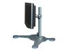 NewStar FPMA-D700 - Stand for flat panel - silver - mounting interface: 100 x 100 mm, 75 x 75 mm - table-top