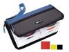 Targus Sport Line - Wallet for CD/DVD discs - 48 discs - nylon, neotherm - black, red
