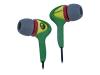 Skullcandy Smokin Buds - Headphones ( in-ear ear-bud ) - rasta