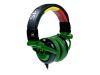 Skullcandy G.I. - Headphones ( ear-cup ) - rasta