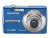 Olympus FE-280 - Digital camera - compact - 8.0 Mpix - optical zoom: 3 x - supported memory: xD-Picture Card - blue