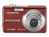 Olympus FE-280 - Digital camera - compact - 8.0 Mpix - optical zoom: 3 x - supported memory: xD-Picture Card - red