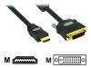 Bandridge  Profigold - Video cable - dual link - HDMI / DVI - 19 pin HDMI (M) - DVI-D (M) - 1 m