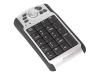 Targus Bluetooth Multimedia Keypad - Keypad - wireless - Bluetooth - 19 keys - black, silver