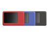 Creative ZEN Skin 3-1 Pack - Case for digital player - silicone - black, blue, red