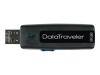 Kingston DataTraveler 100 - USB flash drive - 8 GB - Hi-Speed USB - black