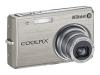 Nikon Coolpix S700 - Digital camera - compact - 12.1 Mpix - optical zoom: 3 x - supported memory: MMC, SD, SDHC - silver