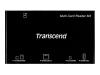 Transcend Multi-Card Reader M3 - Card reader ( Memory Stick, MS PRO, Microdrive, MMC, SD, MS Duo, xD, MS PRO Duo, miniSD, CF, RS-MMC, TransFlash, MMCmobile, microSD, MMCplus, SDHC, miniSDHC, MS Micro ) - Hi-Speed USB