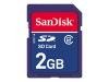 SanDisk Standard - Flash memory card - 2 GB - SD Memory Card
