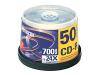 Memorex CD-R Professional - 50 x CD-R - 700 MB 24x - spindle - storage media