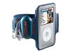 Belkin Sport Armband Plus for iPod classic - Arm pack for digital player - COOLMAX - midnight blue - iPod classic