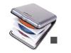Targus Silver Steel - Hard case for CD/DVD discs - 22 discs - stainless steel - silver