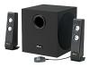 Trust 2.1 Speaker Set SP-3680 - PC multimedia speaker system - 35 Watt (Total)