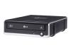 LG GSA E60N Super-Multi - Disk drive - DVDRW (R DL) / DVD-RAM - 20x/20x/12x - Hi-Speed USB - external - black