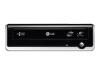 LG GSA E60L Super-Multi - Disk drive - DVDRW (R DL) / DVD-RAM - 20x/20x/12x - Hi-Speed USB - external - black, silver - LightScribe