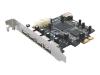 ST Lab U-320 - USB adapter - PCI Express x1 - Hi-Speed USB - 5 ports