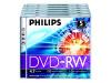 Philips DN4S2J05F - 5 x DVD-RW - 4.7 GB ( 120min ) 1x - 2x - jewel case - storage media